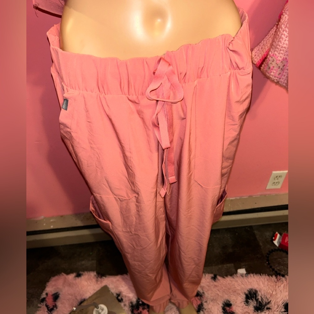 Women's Pink Scrub Pants